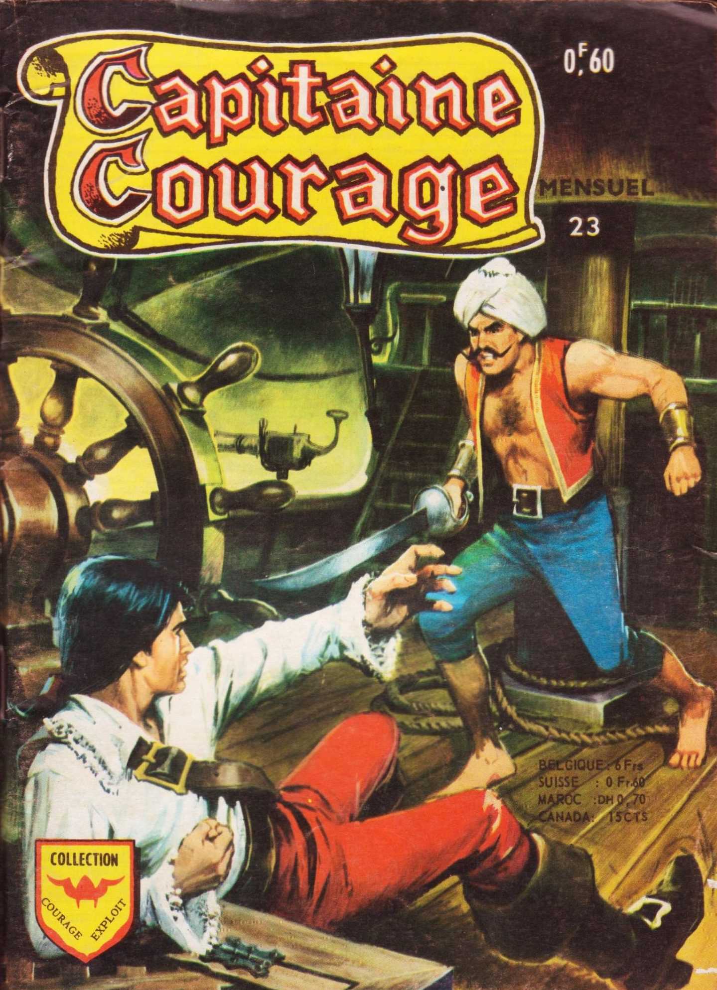Scan de la Couverture Capitaine Courage n 23